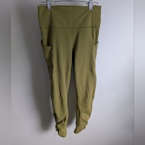 Fabletics Green Leggings Comfortable and Versatile